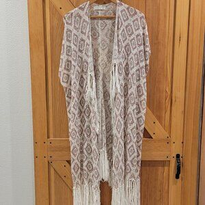 Abercrombie & Fitch Fringe Duster - OS
